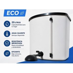 Calefon inyectado Kmila 20 lts