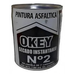 Pintura asfaltica 18 lts OKEY